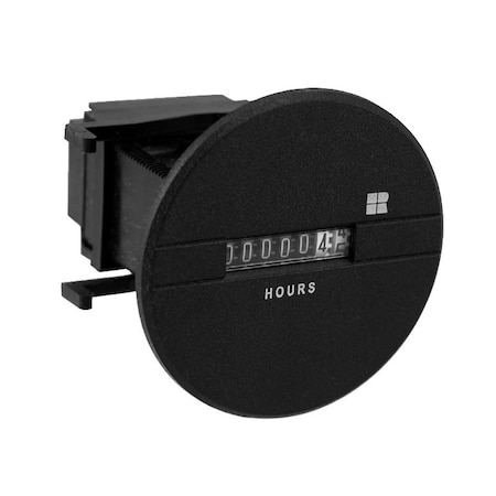 Trumeter HR, 10-80 VDC Rd Clamp Sct Electromechanical Hour Meter 731-0002